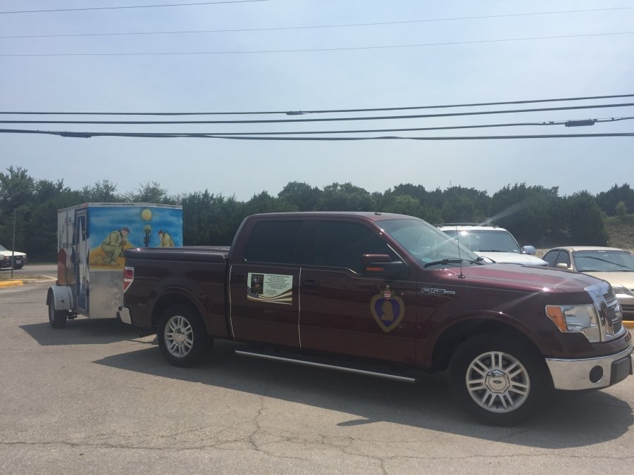2018 Purple Heart Memorial Wall travels to Star Group VHV Picnic